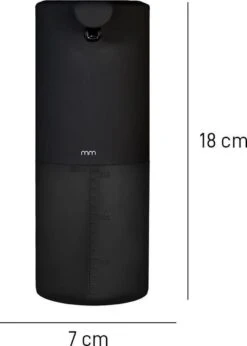 MikaMax Automatische Zeepdispenser - Zeeppompje - Oplaadbaar - Foam Technologie - Infrarood Sensor - Mat Zwart - 350ml -Badkamerproducten Winkel 857x1200 2