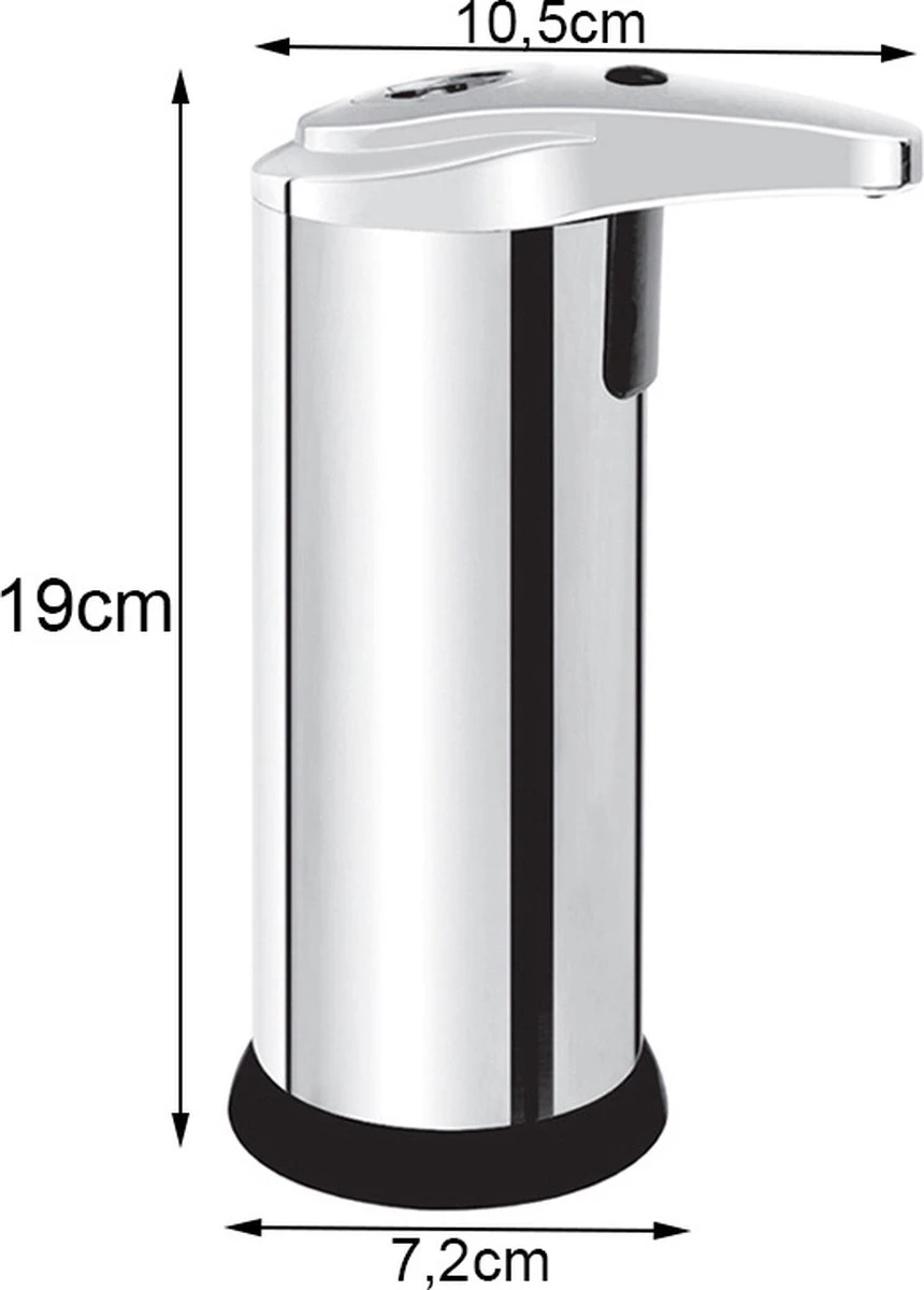 Merkloos Automatische Foam Dispenser - Schuim - Zeep - Vloeistofdispenser - Hygiëne - Bewegingssensor - Schuimzeep Dispenser - Zeeppompje 4 Merkloos Automatische Foam Dispenser - Schuim - Zeep - Vloeistofdispenser - Hygiëne - Bewegingssensor - Schuimzeep Dispenser - Zeeppompje - Afbeelding 2