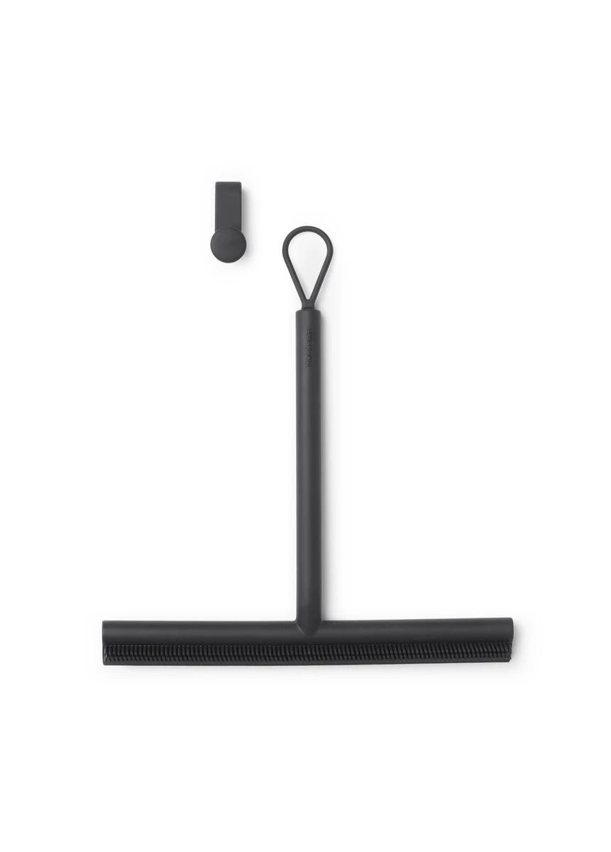 Brabantia ReNew Douchewisser - Met Deurhaak - Dark Grey 5 Brabantia ReNew Douchewisser - Met Deurhaak - Dark Grey - Afbeelding 3
