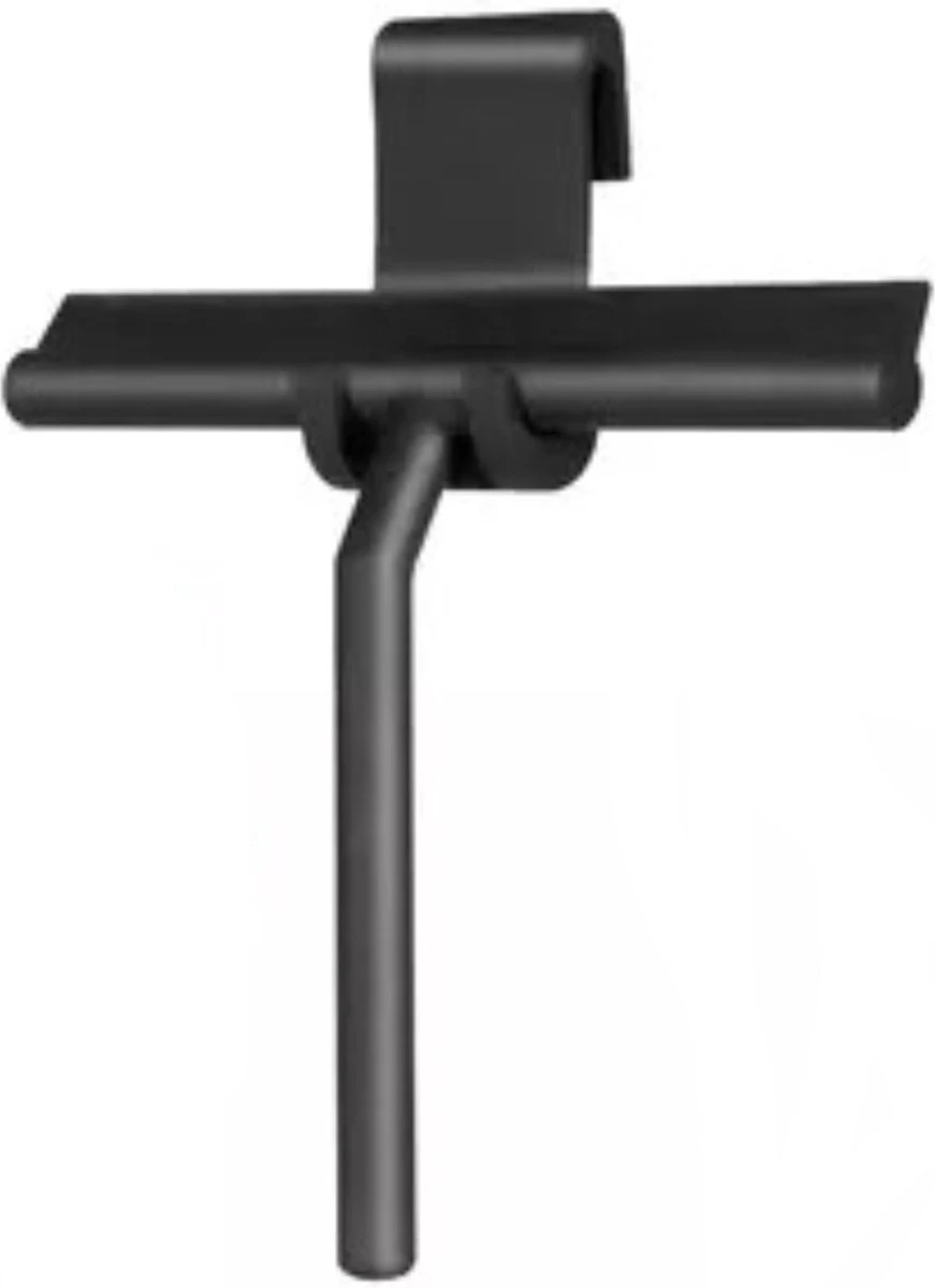 Merkloos Douchewisser Zwart Met Ophanghaak - Raamwisser - Douche Trekker - Badkamer Accessoires - Wisser Douche - Silicone Raamtrekker 3 Merkloos Douchewisser Zwart Met Ophanghaak - Raamwisser - Douche Trekker - Badkamer Accessoires - Wisser Douche - Silicone Raamtrekker