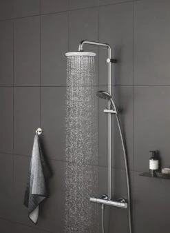 GROHE QuickFix Vitalio Start 100 Waterbesparende Douchekop - Ø 10 Cm - EcoJoy - 2 Straalstanden -Badkamerproducten Winkel 878x1200