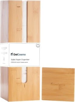 DelCosmo Staande Toiletpapier Houder Gemaakt Van Bamboe - Toiletrolhouder Voor 4 Toiletrollen - Toiletrollen Rolhouder - Toilet & Badkamer Accessoires 10 DelCosmo Staande Toiletpapier Houder Gemaakt Van Bamboe - Toiletrolhouder Voor 4 Toiletrollen - Toiletrollen Rolhouder - Toilet & Badkamer Accessoires -Badkamerproducten Winkel 881x1200