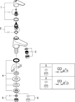 GROHE QuickFix Start Flow Fonteinkraan - Lage Uitloop - Chroom - 20577000 -Badkamerproducten Winkel 883x1200 4