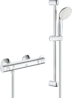 GROHE Grohtherm 800 Thermostatische Douchekraan - Met Doucheset - EcoJoy®- Chroom - 34565001