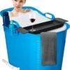 EKEO - Zitbad Voor Volwassenen – Bath Bucket – 200L – Mobiele Badkuip – Inclusief Badrek - Blauw -Badkamerproducten Winkel 898x1200 2