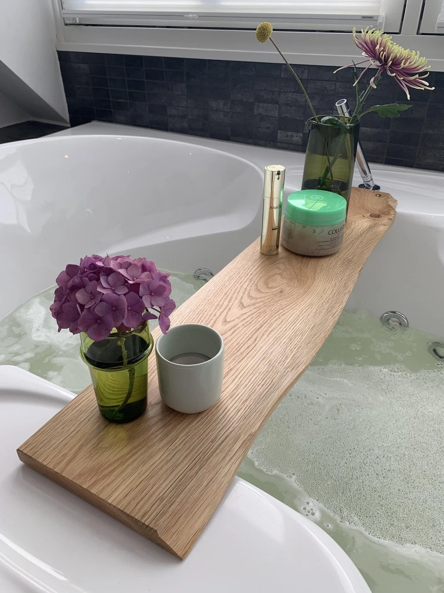 Badplank Licht Eikenhout 4 Badplank Licht Eikenhout - Afbeelding 2