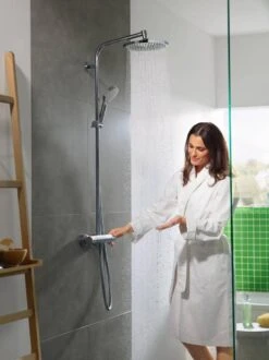 Hansgrohe Crometta S 240 Showerpipe - 1jet - Incl. Thermostaat - Chroom -Badkamerproducten Winkel 899x1200 6