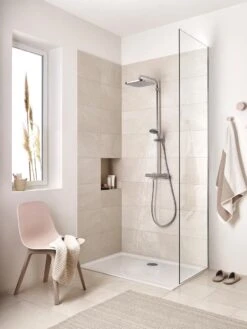 GROHE QuickFix Vitalio Start 250 Regendouche - □ 25 Cm - Vierkant - Met Thermostaatkraan - Chroom -Badkamerproducten Winkel 900x1200 16