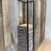 SaniDreams Carbon Handdoekenrek L Zwart - Staal - 90x25x20cm -Badkamerproducten Winkel 900x1200 18