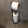 Luxe Toiletrolhouder - Toiletrolstandaard - Geschikt Voor 4 Wc Rollen - Metaal Zwart -Badkamerproducten Winkel 900x1200 23
