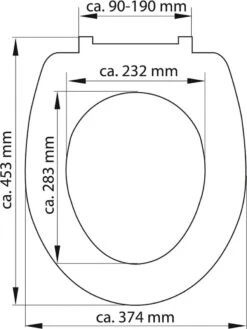 SCHÜTTE WC-Bril 82304 ANTHRAZIT - Duroplast - Soft Close - Afklikbaar - RVS-Scharnieren - Gelakt - Antraciet -Badkamerproducten Winkel 900x1200 53