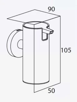 Tiger Boston Zeepdispenser 75 Ml - RVS Geborsteld -Badkamerproducten Winkel 902x1200 2