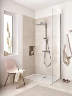 GROHE QuickFix Vitalio Start 100 Waterbesparende Douchekop - Ø 10 Cm - EcoJoy - 2 Straalstanden -Badkamerproducten Winkel 906x1200