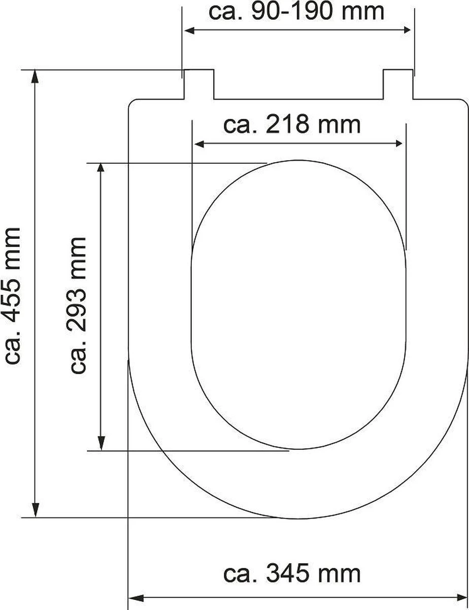 SCHÜTTE WC-Bril 82910 D-SHAPE WHITE - Duroplast - D-vorm - Soft Close - Afklikbaar - RVS-Scharnieren - Gelakt - Wit 9 SCHÜTTE WC-Bril 82910 D-SHAPE WHITE - Duroplast - D-vorm - Soft Close - Afklikbaar - RVS-Scharnieren - Gelakt - Wit - Afbeelding 7