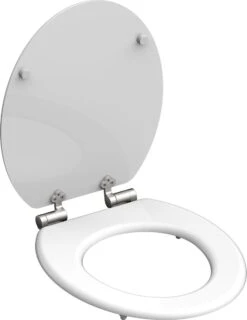 SCHÜTTE WC-Bril 84100 WHITE - MDF-Hout - Soft Close - Verchroomde Scharnieren - Gelakt - Wit -Badkamerproducten Winkel 925x1200 3