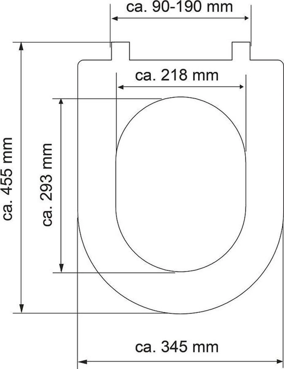SCHÜTTE WC-Bril 82910 D-SHAPE WHITE - Duroplast - D-vorm - Soft Close - Afklikbaar - RVS-Scharnieren - Gelakt - Wit 7 SCHÜTTE WC-Bril 82910 D-SHAPE WHITE - Duroplast - D-vorm - Soft Close - Afklikbaar - RVS-Scharnieren - Gelakt - Wit - Afbeelding 5