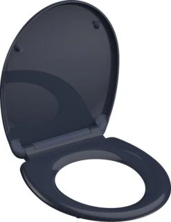 SCHÜTTE WC-Bril 82304 ANTHRAZIT - Duroplast - Soft Close - Afklikbaar - RVS-Scharnieren - Gelakt - Antraciet -Badkamerproducten Winkel 926x1200 10