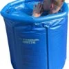 OpblaasbaarDirect | Opblaasbaar Bad - 1 Persoons Balkonbad - IJsbad / Tub Met Afvoerslang En Opblaasbare Rand - Met Comfortable Zitting - 75x80cm - Ijschallenge -Badkamerproducten Winkel 928x1200 4
