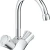 GROHE Costa-L Wastafelkraan - Met Ketting - Chroom 1 GROHE Costa-L Wastafelkraan - Met Ketting - Chroom -Badkamerproducten Winkel 930x1200