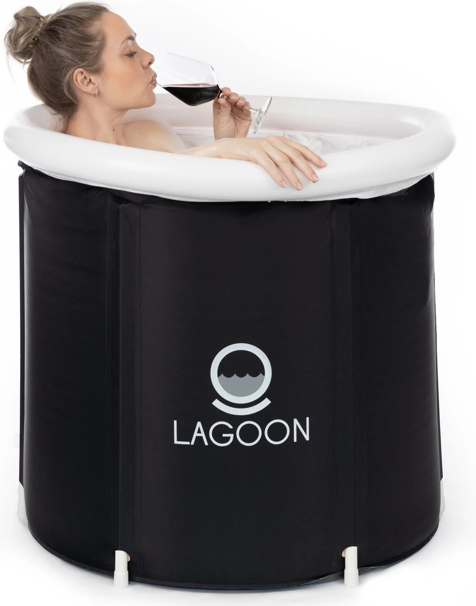 Lagoon® Opblaasbaar Zitbad Voor Volwassenen Bathbucket - Met Relaxing Giftset - Wim Hof Methode - Opvouwbaar & Inklapbaar Spa Bad - Bath Bucket - IJsbad - Opblaasbad - Dompelbad 12 Lagoon® Opblaasbaar Zitbad Voor Volwassenen Bathbucket - Met Relaxing Giftset - Wim Hof Methode - Opvouwbaar & Inklapbaar Spa Bad - Bath Bucket - IJsbad - Opblaasbad - Dompelbad - Afbeelding 10