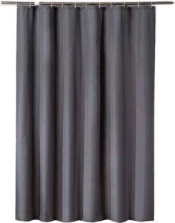 Su.B.dgn Douchegordijn 120x180 Anti Schimmel Polyester Badkamer Douchegordijn Wasbaar Met 12 Ringen | Grijs -Badkamerproducten Winkel 943x1200