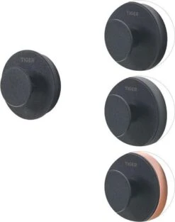 Tiger Urban Toiletaccessoireset - Toiletborstel Met Houder - Toiletrolhouder Met Klep - Handdoekhaak - Zwart -Badkamerproducten Winkel 947x1200 3