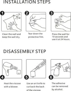 BOTC Handdoekhouder RVS - Handdoekhaakjes 2 In 1 RVS Zelfklevend - Rechthoekig Handdoek Haakjes - Handdoekhaak - Zwart -Badkamerproducten Winkel 948x1200 1