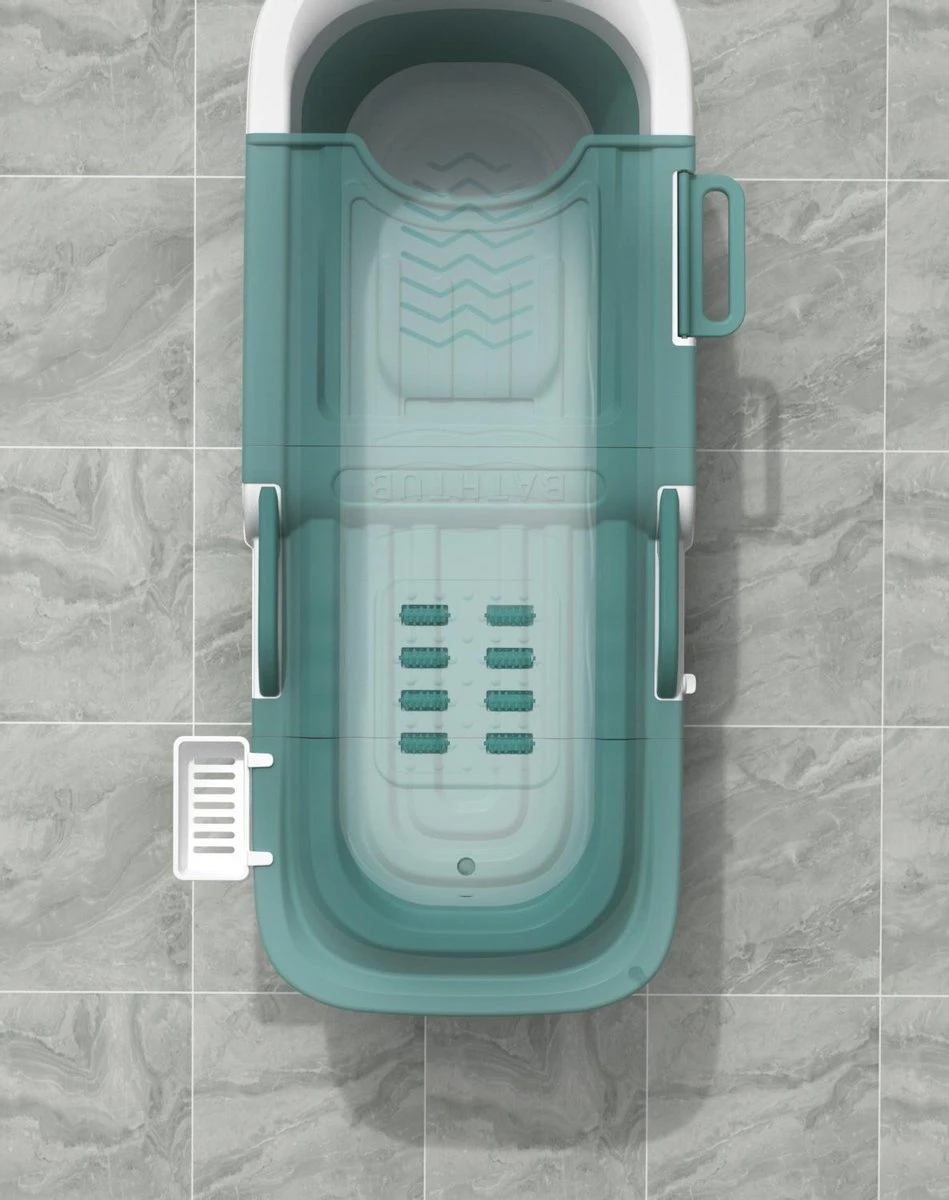 Foresta Volwassenen Zitbad XXL 150CM - Plastic Badkuip - Lime 5 Foresta Volwassenen Zitbad XXL 150CM - Plastic Badkuip - Lime - Afbeelding 3