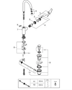 GROHE QuickFix Start Flow Wastafelkraan - Draaibare Uitloop - EcoJoy - Met Waste - Chroom - 23811000 9 GROHE QuickFix Start Flow Wastafelkraan - Draaibare Uitloop - EcoJoy - Met Waste - Chroom - 23811000 -Badkamerproducten Winkel 954x1200 4