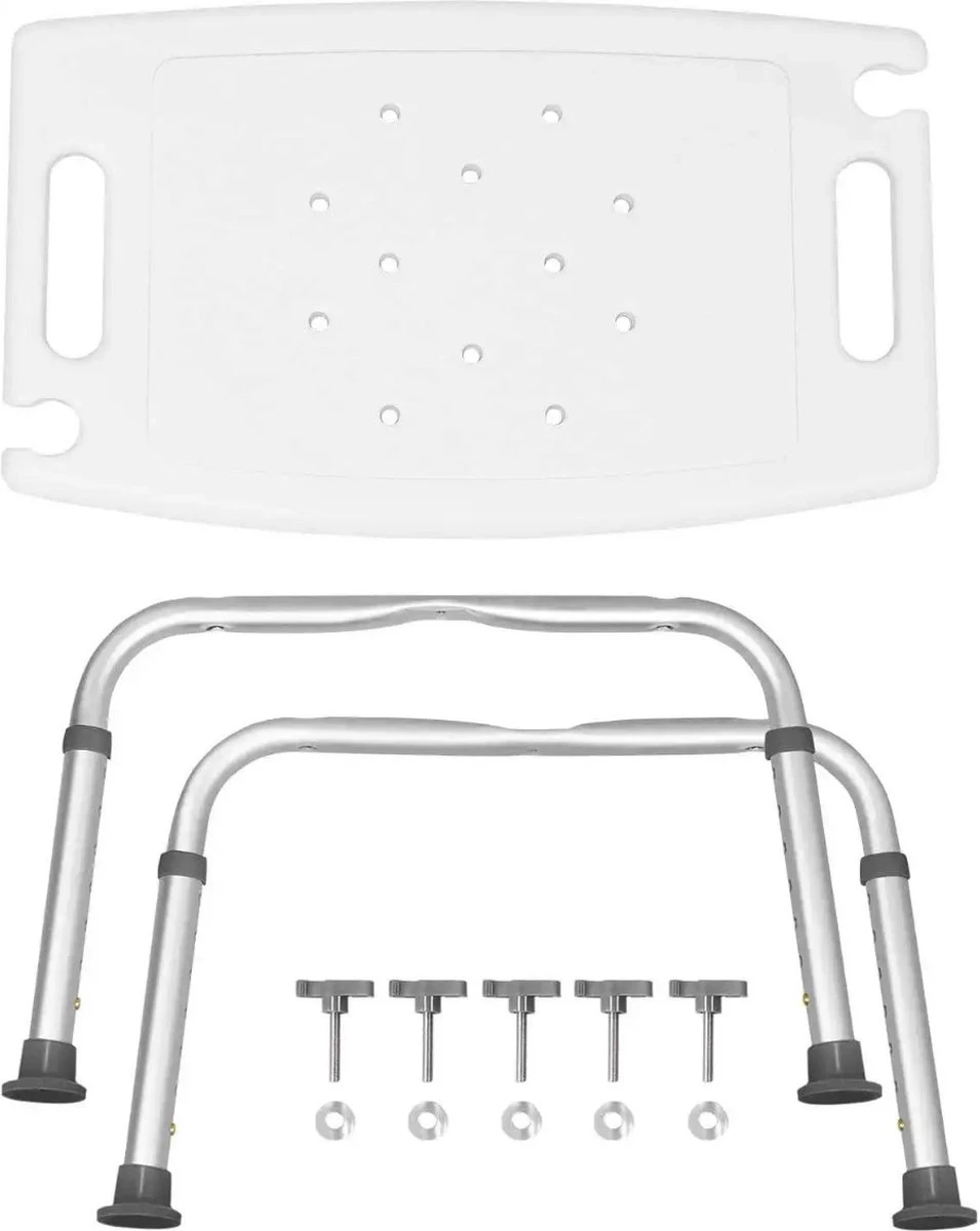 Life&Home Douchekruk - 6 Hoogtes - Douchestoel - Handgrepen - Max 130 Kg - Douchekophouder 10 Life&Home Douchekruk - 6 Hoogtes - Douchestoel - Handgrepen - Max 130 Kg - Douchekophouder - Afbeelding 8