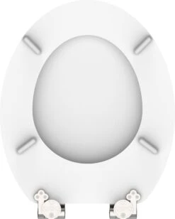 SCHÜTTE WC-Bril 84100 WHITE - MDF-Hout - Soft Close - Verchroomde Scharnieren - Gelakt - Wit -Badkamerproducten Winkel 961x1200 5