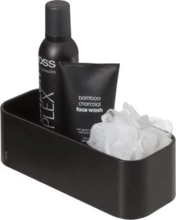 Tiger 2-Store - Wandrekje / Douchemandje - 25 Cm - Zwart -Badkamerproducten Winkel 963x1200