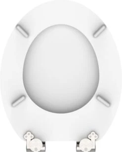 SCHÜTTE WC-Bril 84100 WHITE - MDF-Hout - Soft Close - Verchroomde Scharnieren - Gelakt - Wit -Badkamerproducten Winkel 963x1200 4