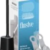 Flusive WC Borstel Met Houder Inclusief Ophangsysteem - Siliconen Toiletborstel - 2 Lifters - Flexibel - Zwart -Badkamerproducten Winkel 966x1200