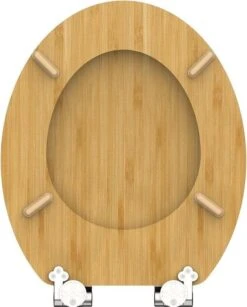 SCHÜTTE WC-Bril 81101 NATURAL BAMBOO - Massief Bamboe - Soft Close - Verchroomde Scharnieren -Badkamerproducten Winkel 966x1200 3