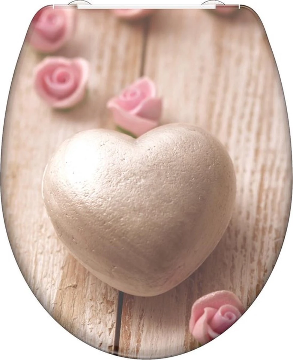 SCHÜTTE WC-Bril 82370 ROMANTIC - Duroplast - Soft Close - Afklikbaar - RVS-Scharnieren - Decor - 3-zijdige Print 3 SCHÜTTE WC-Bril 82370 ROMANTIC - Duroplast - Soft Close - Afklikbaar - RVS-Scharnieren - Decor - 3-zijdige Print