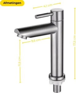 Stylumo Toiletkraan Chroom – Fonteinkraan RVS – Koudwaterkraan – WC Kraan – Alleen Koud Water 13 Stylumo Toiletkraan Chroom – Fonteinkraan RVS – Koudwaterkraan – WC Kraan – Alleen Koud Water -Badkamerproducten Winkel 979x1200 2