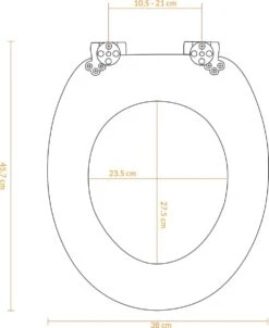 Casaria Wc-bril Met Deksel Sluitingsmechanisme Toiletzitting MDF Zwart 19 Casaria Wc-bril Met Deksel Sluitingsmechanisme Toiletzitting MDF Zwart -Badkamerproducten Winkel 981x1200 7