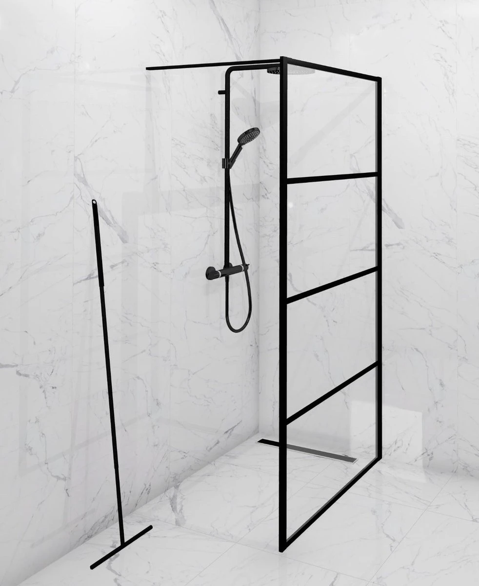 PROSIN - SET VAN VLOER + HANDWISSER - Raamwisser - Vloerwisser - Douchetrekker - Raamtrekker - Wisser - Mat Zwart - Wiper - Squeegee - Bathroom - Vloertrekker - Vloertrekker Met Steel - Floor Wiper - Aftrekker - RVS - Zwart - Design - Wisser 7 PROSIN - SET VAN VLOER + HANDWISSER - Raamwisser - Vloerwisser - Douchetrekker - Raamtrekker - Wisser - Mat Zwart - Wiper - Squeegee - Bathroom - Vloertrekker - Vloertrekker Met Steel - Floor Wiper - Aftrekker - RVS - Zwart - Design - Wisser - Afbeelding 5