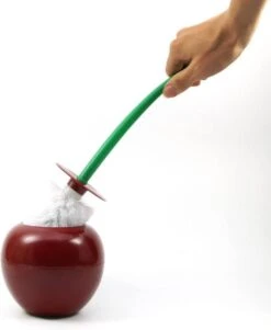 Merkloos WC-borstel Toiletborstel Cherry Kers Met Rode Borstel -Badkamerproducten Winkel 986x1200 1