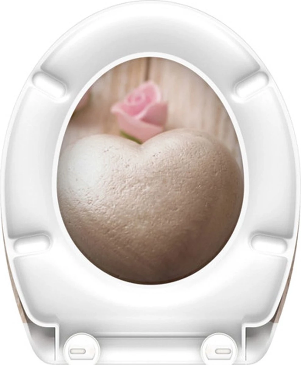 SCHÜTTE WC-Bril 82370 ROMANTIC - Duroplast - Soft Close - Afklikbaar - RVS-Scharnieren - Decor - 3-zijdige Print 11 SCHÜTTE WC-Bril 82370 ROMANTIC - Duroplast - Soft Close - Afklikbaar - RVS-Scharnieren - Decor - 3-zijdige Print - Afbeelding 9