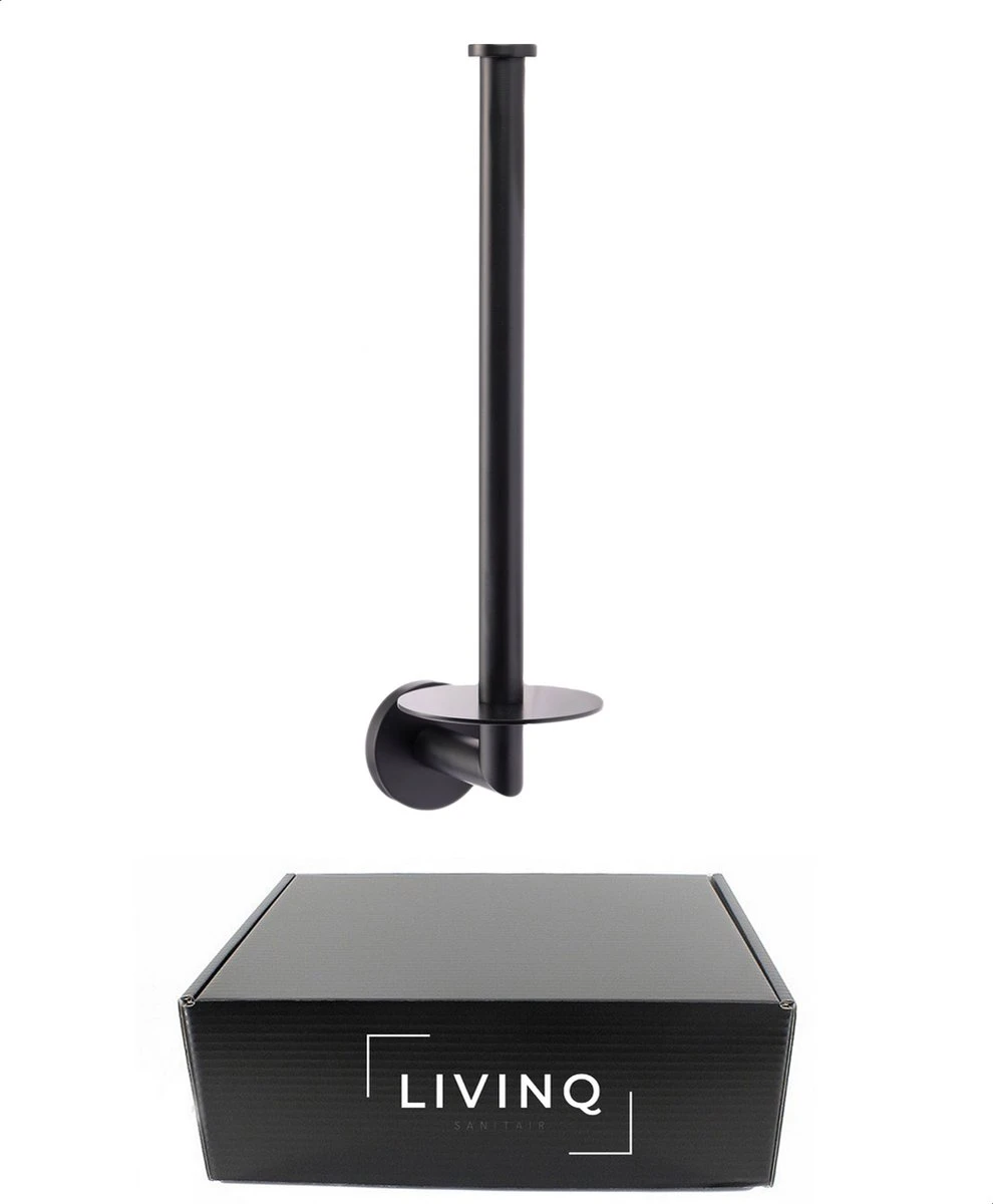 Reserverolhouder Zwart - Voor 2 Rollen - Reserve Rolhouder - Reserverolhouder Hangend - Toiletrolhouder - WC Rolhouder 8 Reserverolhouder Zwart - Voor 2 Rollen - Reserve Rolhouder - Reserverolhouder Hangend - Toiletrolhouder - WC Rolhouder - Afbeelding 6